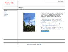 Tablet Screenshot of hopcount.ca
